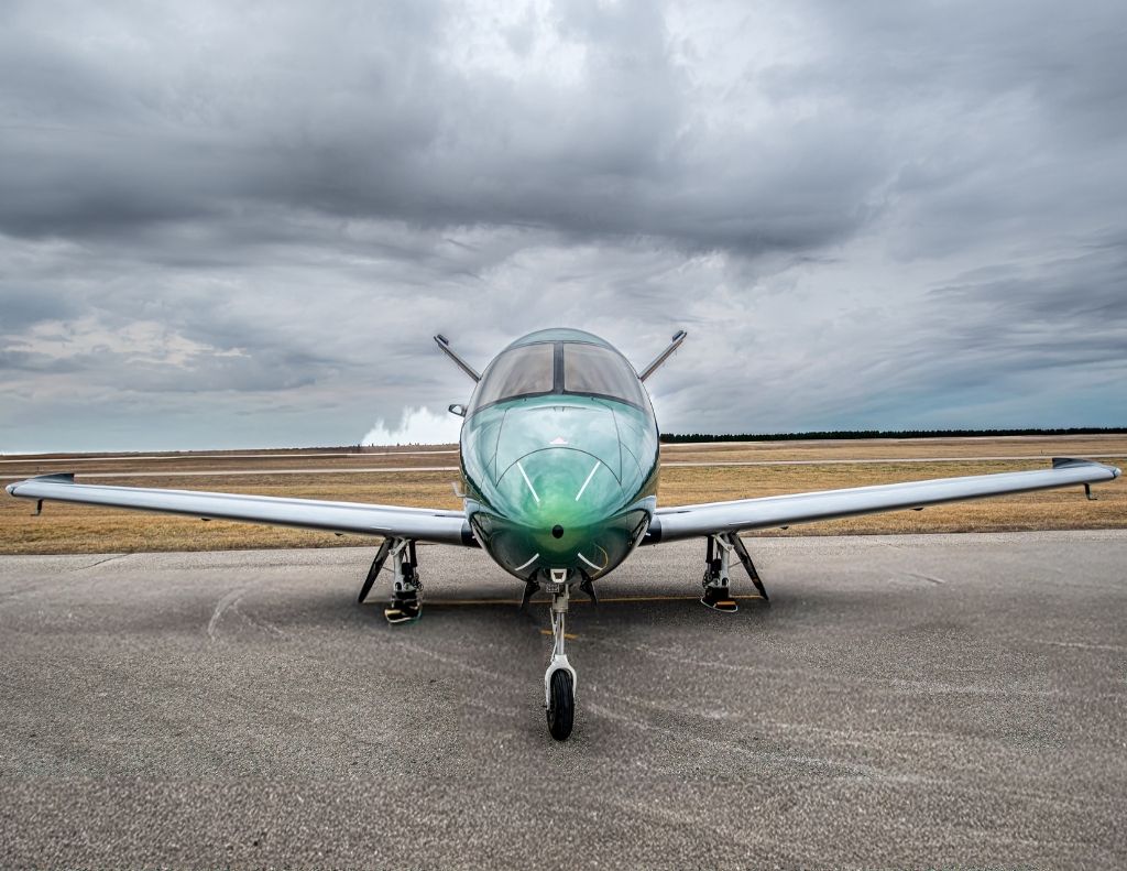 Cirrus Vision Jet SF50 on the runway